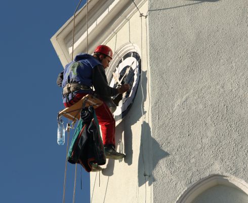 Detalii ceas biserica ambud